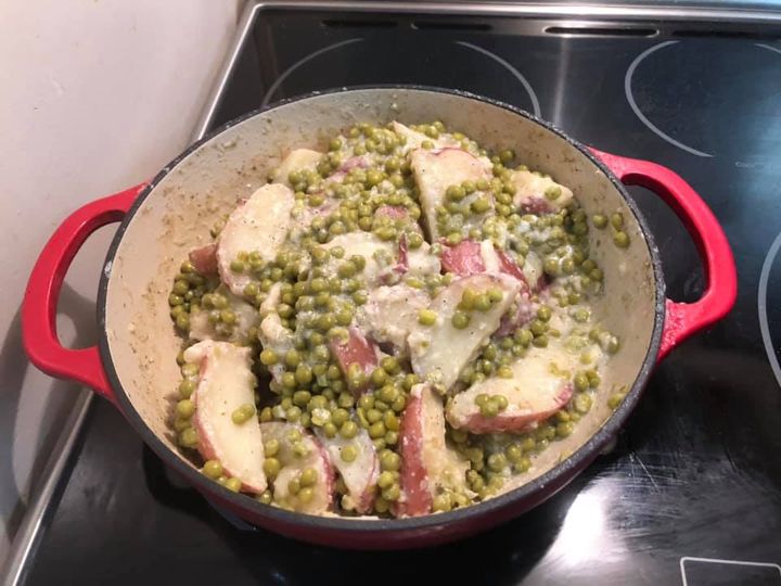Grandma’s Creamed Peas and Potatoes Recipe