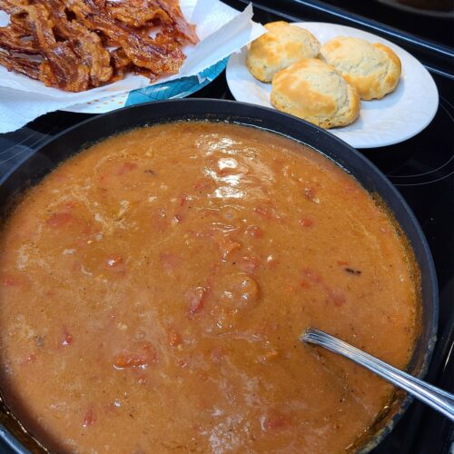 Southern-Style Bacon Tomato Gravy