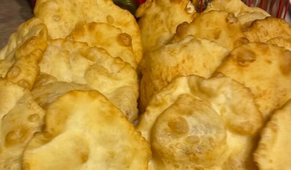 Freshly cooked easy fry bread, golden-brown, fluffy, and ready to enjoy