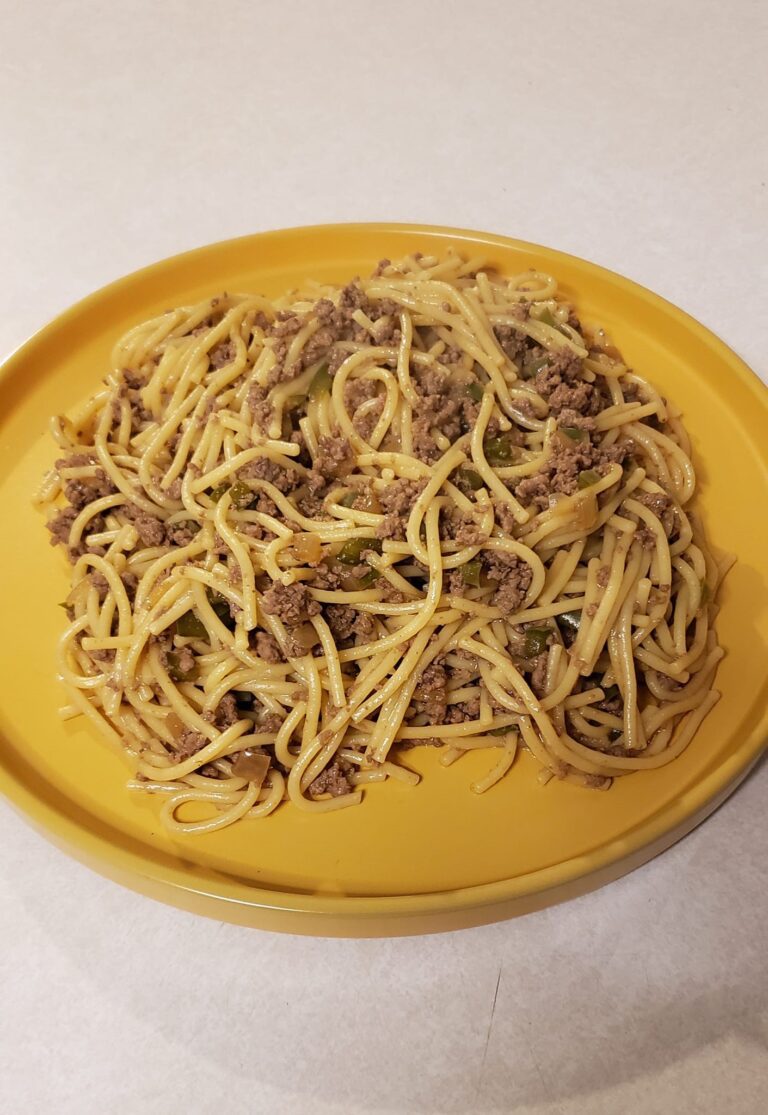 spaghetti Style Yakisoba