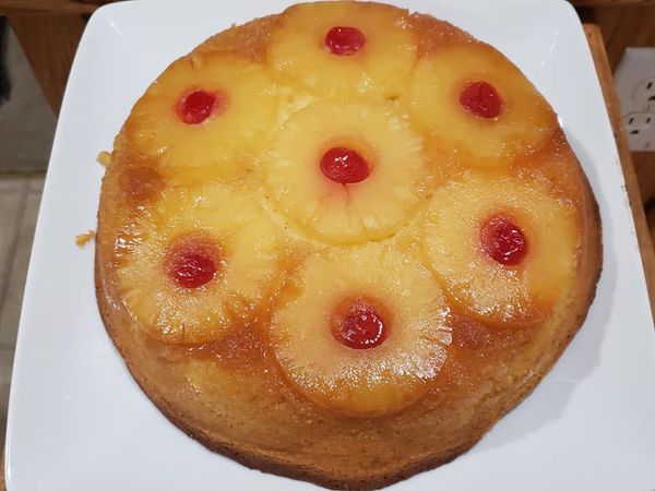 Pineapple Upside Down Cake: A First Attempt Success