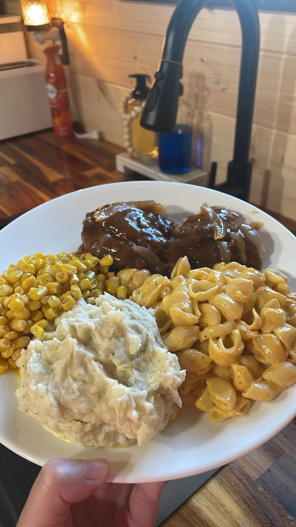 Delicious Salisbury Steak with Perfect Mashed Potatoes