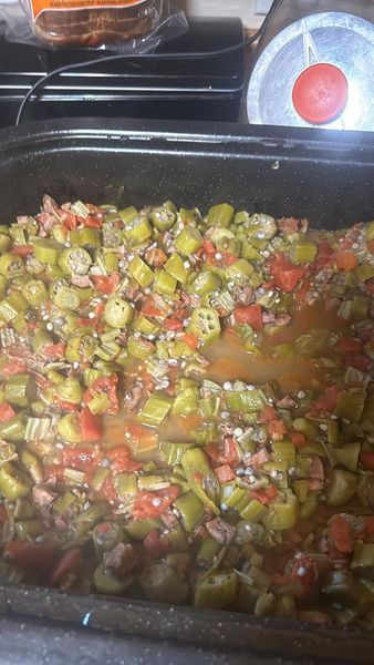 Okra and Tomatoes