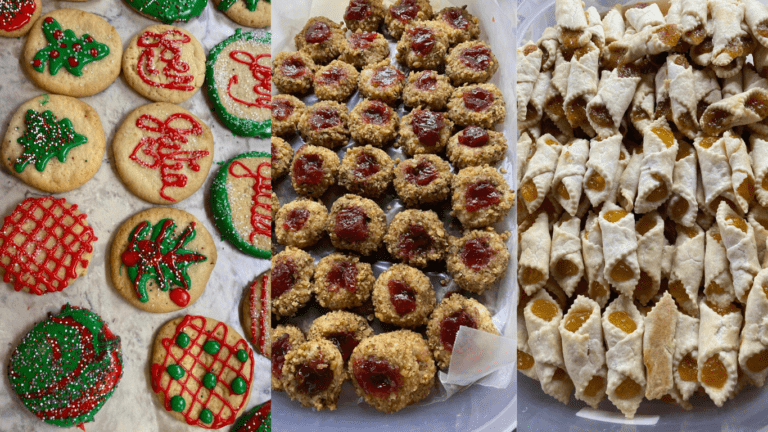 Classic Christmas Cookies: Sugar, Thumbprint, and Cream Cheese