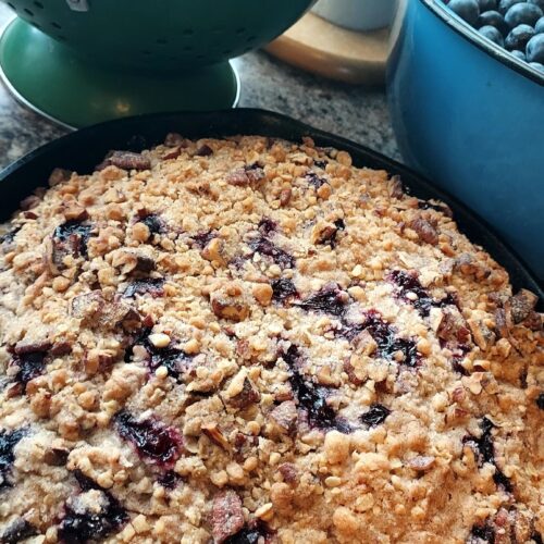 Old‑Fashioned Blueberry Buckle – Streusel‑Topped Coffee Cake