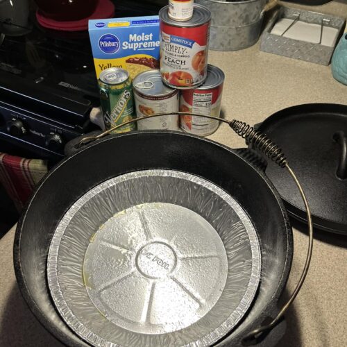 Line your Dutch oven