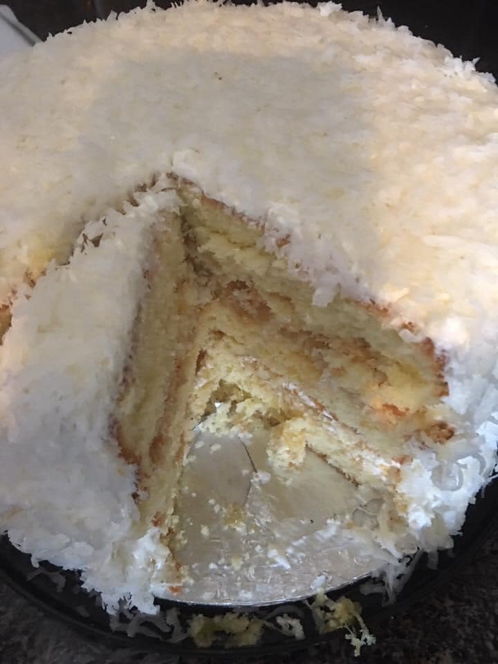 Old-Fashioned Coconut Pineapple Cake
