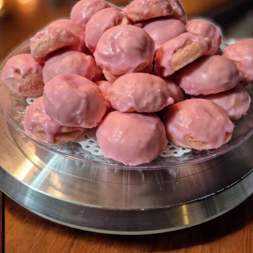Strawberry Italian Drop Cookies Recipe (Soft & Glazed)