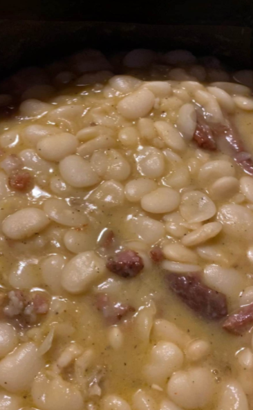 Butter Beans with Ham Hocks