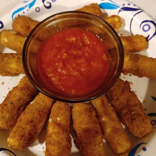 Old Fashioned Mozzarella Sticks — Crispy Homemade Appetizer