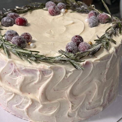 Red Velvet Christmas Cake