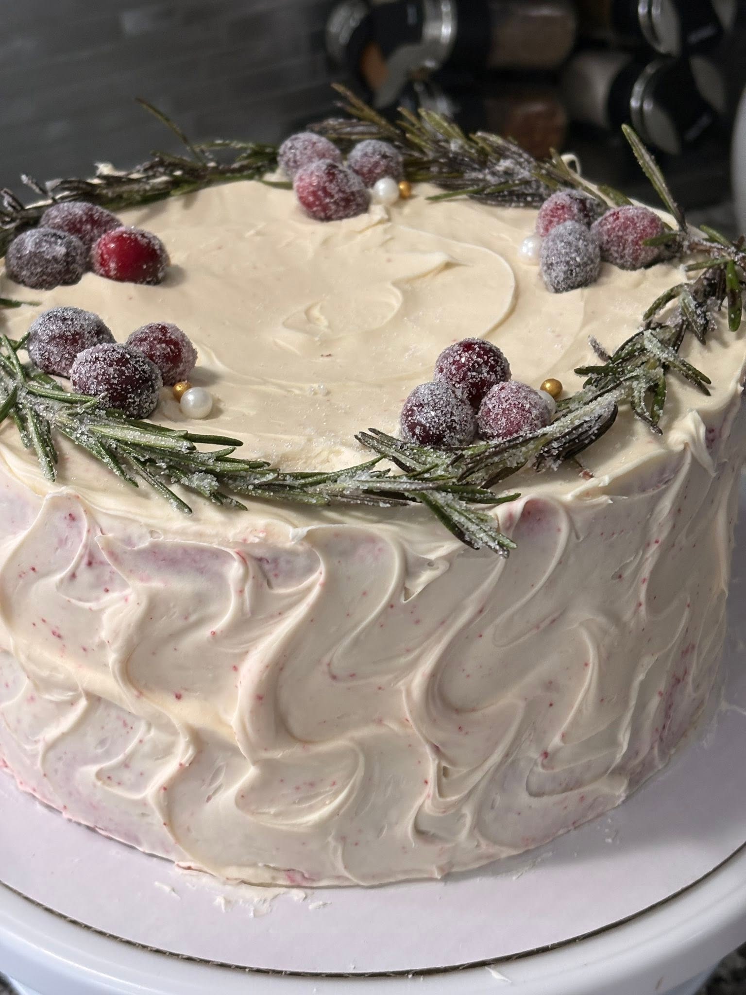 Red Velvet Christmas Cake
